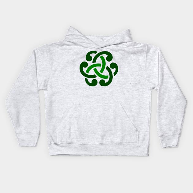 Celtic rune Kids Hoodie by yukiotanaka